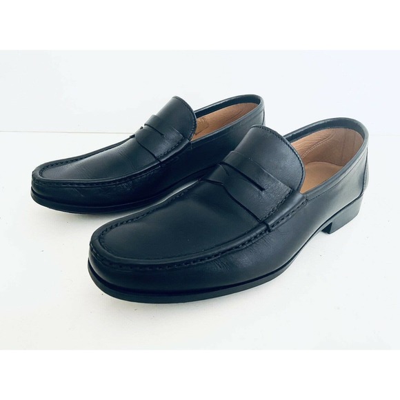 Paul Stuart Men Black Leather Loafer Sz 8.5 main image 11